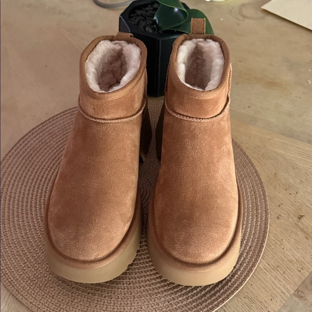 UGG 🔥 Classic ultra mini New Heights Platform Boot